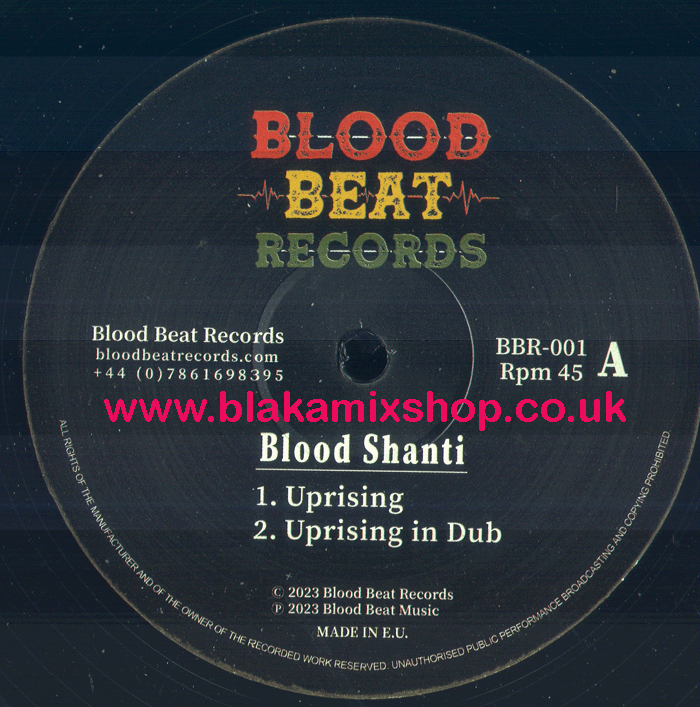 12" Uprising/Tears Of Fire BLOOD SHANTI