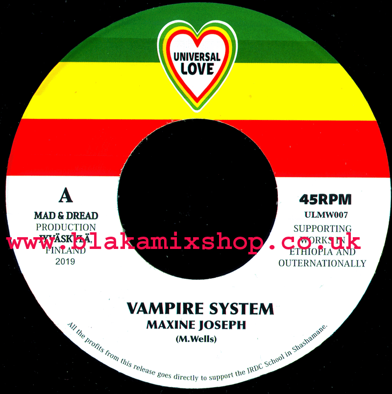 7" Vampire System/Version- MAXINE JOSEPH