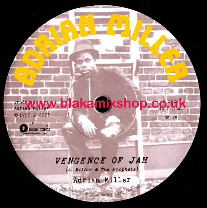 7" Vengence Of Jah/Brethren In Canada ADRIAN MILLER