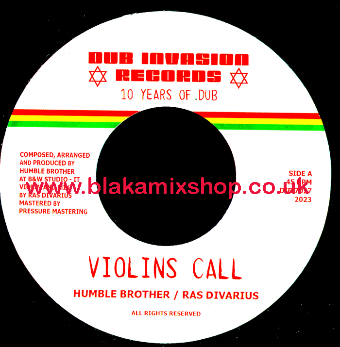 7" Violins Call/Dub HUMBLE BROTHER/RAS DIVARIUS
