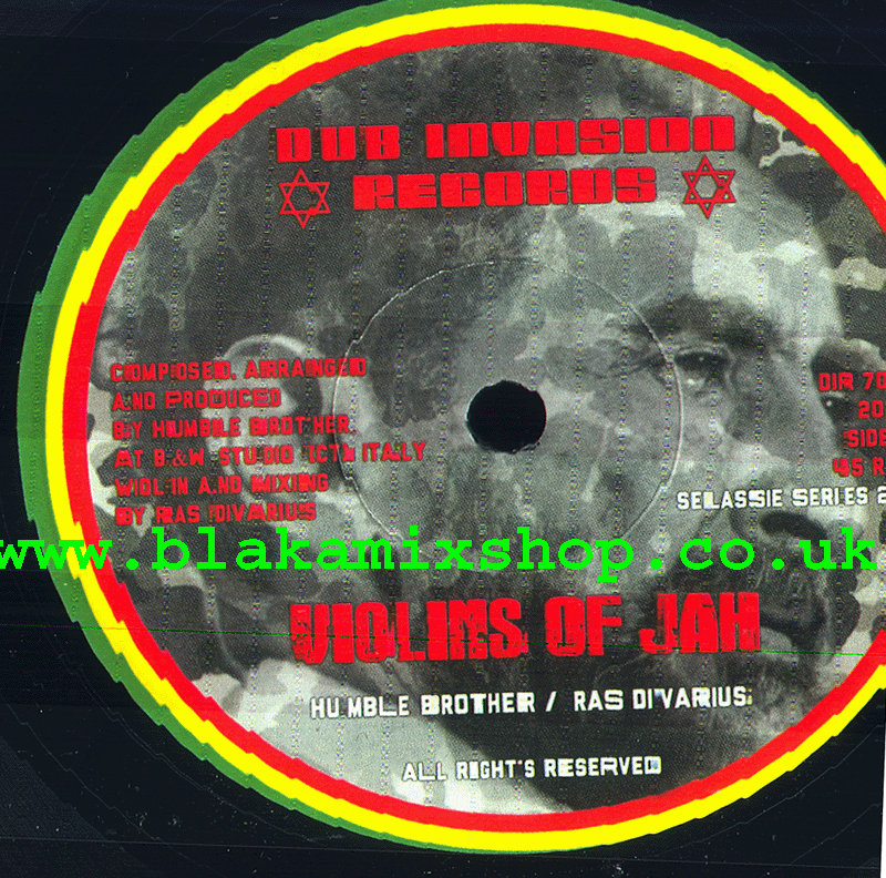 7" Violins Of Jah/Dub of Jah- HUMBLE BROTHER/RAS DIVARIUS