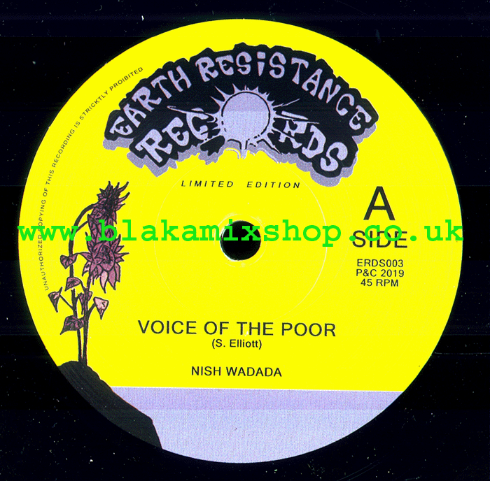 7" Voice Of The Poor/Dub NISH WADADA