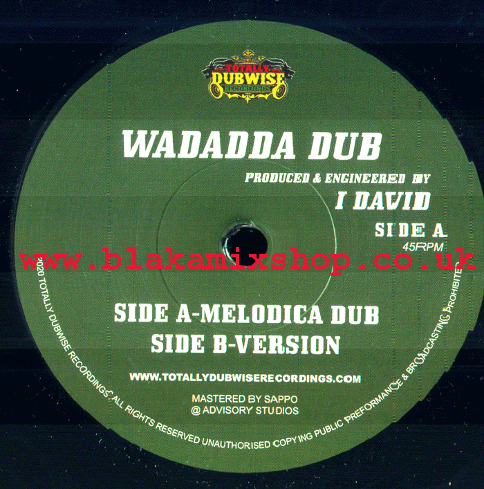 7" Melodica Dub/Version I DAVID