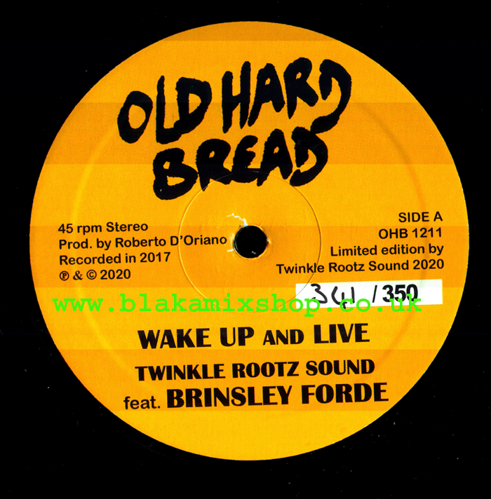 12" Wake Up And Live/Instrument- TWINKLE ROOTZ ft BRINSLEY FORDE