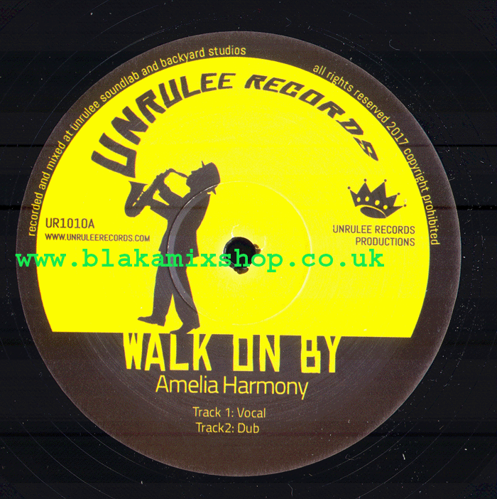 12" Walk On By [3 Mixes] AMELIA HARMONY/I-JAH SOLOMON