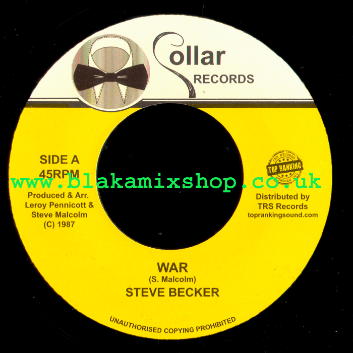 7" War/Version- STEVE BECKER