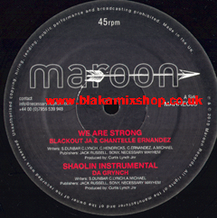 12" We Are Strong/Mystic Control BLACKOUT JA/JAH MIRKLE/DA GRY