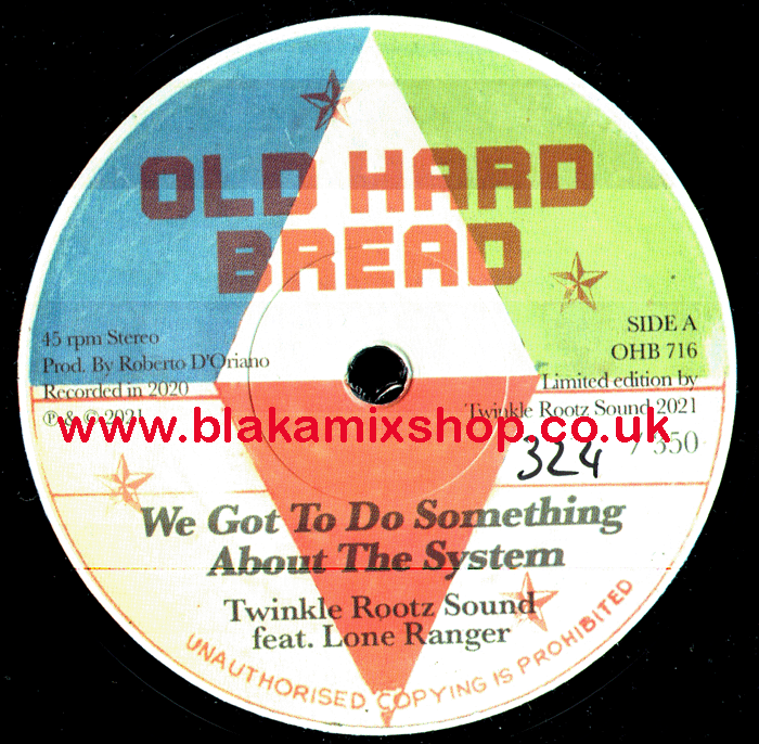 7" We Got To Do Something About Th System/Riddim LONE RANGER