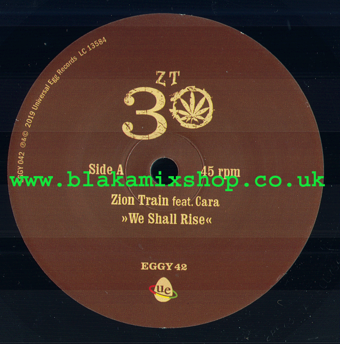 7" We Shall Rise/Dub ZION TRAIN feat. CARA