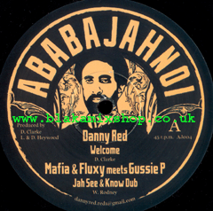 10" Welcome/Open The Gates- DANNY RED