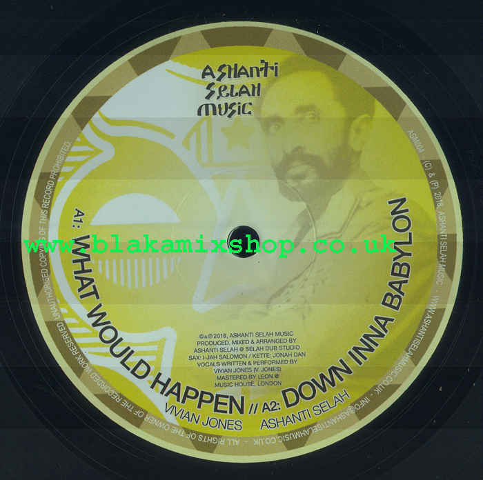 10" What Would Happen [4 Mixes] VIVAN JONES/ASHANTI SELAH/I-JA