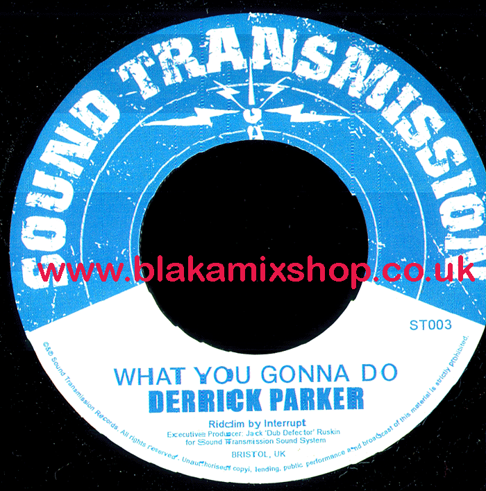 7" What You Gonna Do/Dash Dem Weh DERRICK PARKER/TIPPA LEE