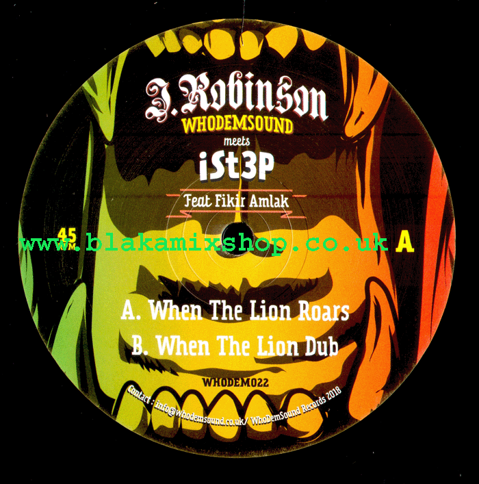 12" When The Lion Roars/Dub WHO DEM SOUND meets IST3P ft. FIKI