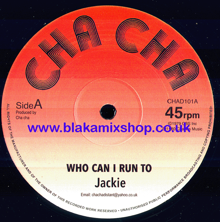 12" Who Can I Run To/This The Way You Feel JACKIE/EARTH & STON