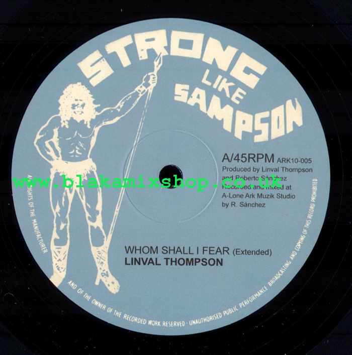 10" Whom Shall I Fear/Fyah Ina Babylon- LINVAL THOMPSON