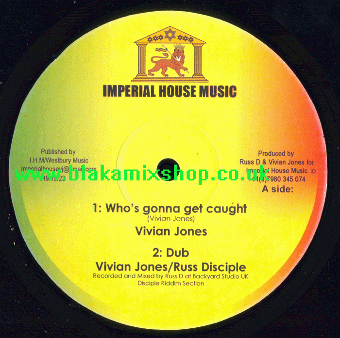 10" Who's Gonna Get Caught/Forgive VIVIAN JONES/ASANTE AMEN/DI