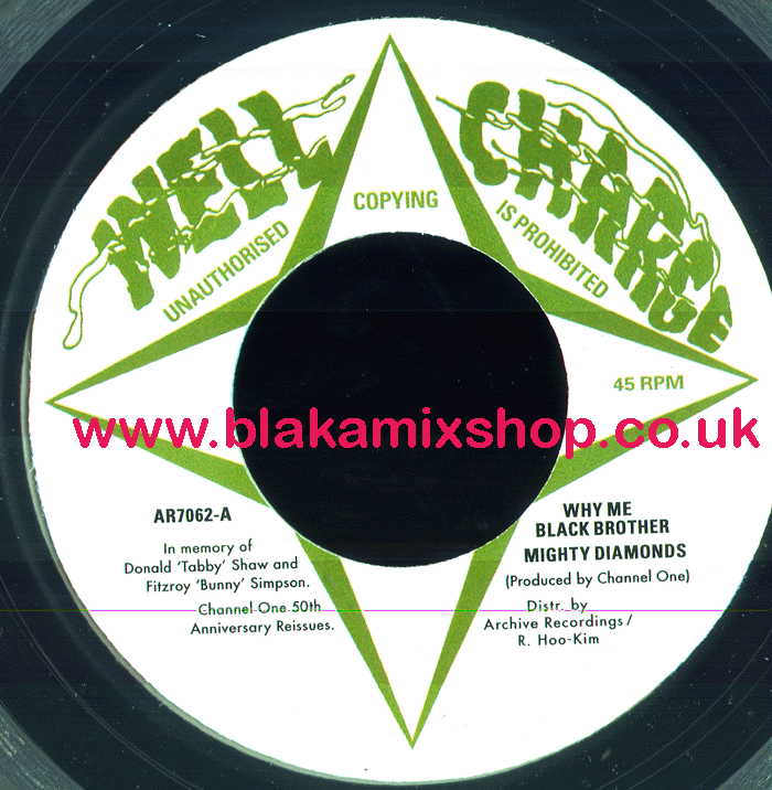 7" Why Me Black Brother/Version MIGHTY DIAMONDS