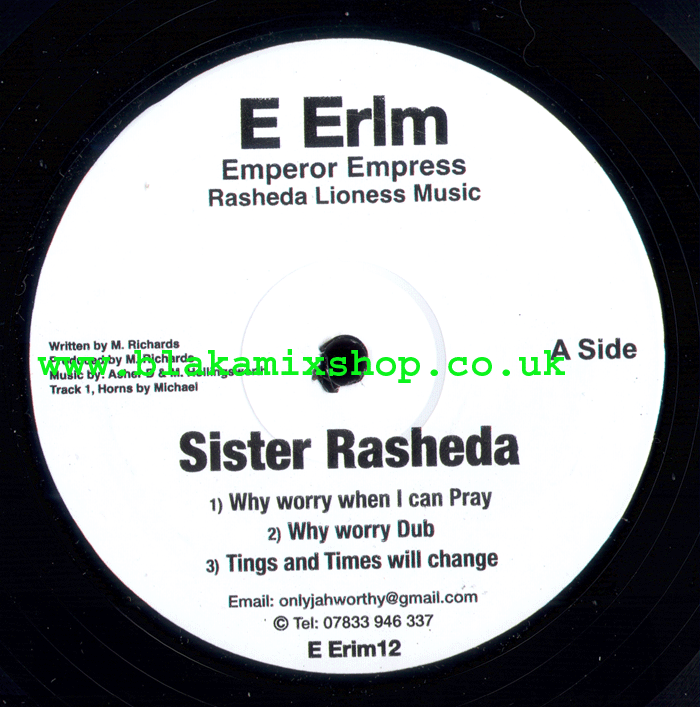 12" Why Worry When I Can Pray/Dis A Jah Jah Ting SISTER RASHED