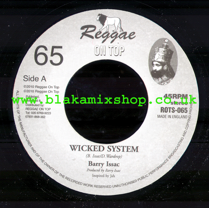 7" Wicked System/Dub BARRY ISSAC