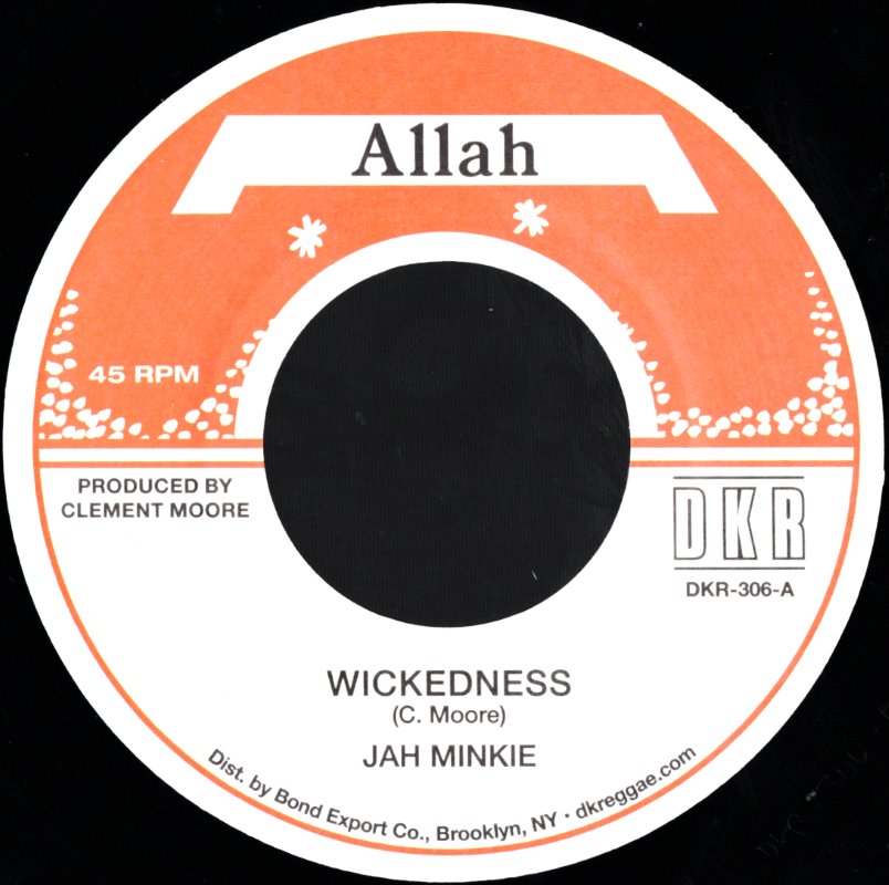 7" Wickedness/Version-JAH MINKIE/KING TUBBYS