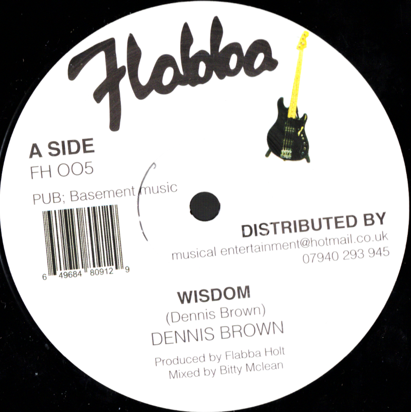 12" Wisdom/Wisdom RMX- DENNIS BROWN