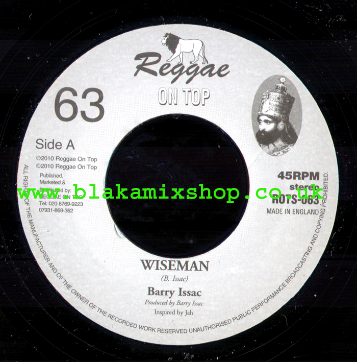 7" Wiseman/Dub BARRY ISSAC