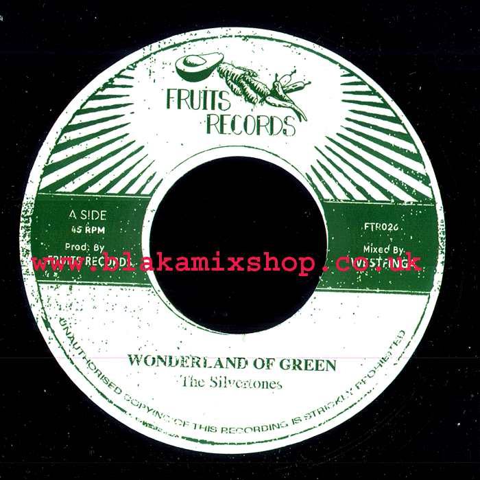 7" Wonderland Of Green/Dub THE SILVERTONES