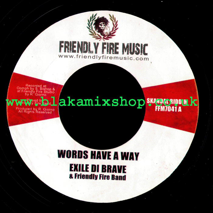 7" Word Have A Way/Skandal Version EXILE DI BRAVE & FRIENDLY F