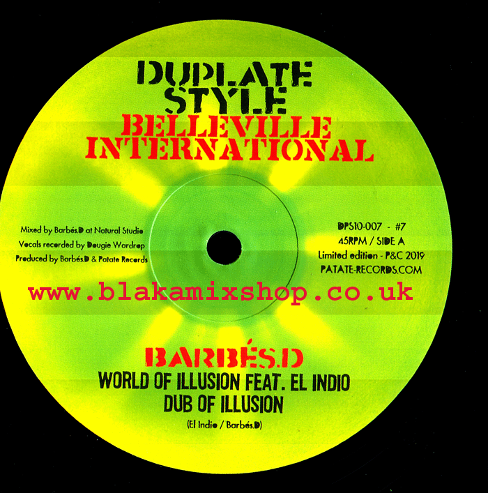 10" World Of Illusion/Suffering Planet Horns EL INDIO/FRED BUR