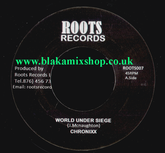 7" World Under Siege/Dub CHRONIXX