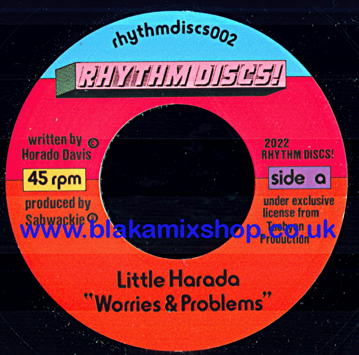 7" Worries & Problems/I Want To Rap With You LITTLE HARADA