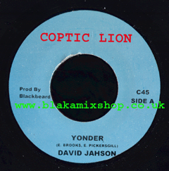 7" Yonder/Dub - DAVID JAHSON