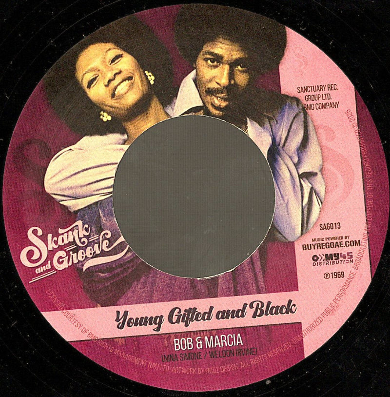 7" Young Gifted and Black/Working To The Top- BOB & MARCIA/MARCI