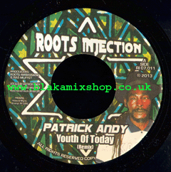 7" Youth Of Today/Dub - PATRICK ANDY