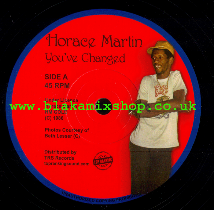 7" You've Changed/Version HORACE MARTIN