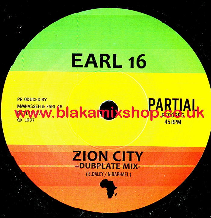 7" Zion City/Zion Dubbing EARL 16
