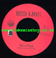 7" Zion High/Zion Dub RED LION/McPULLISH