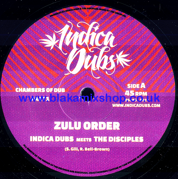 10" Zulu Order/Salvation Time INDICA DUBS meets THE DISCIPLES